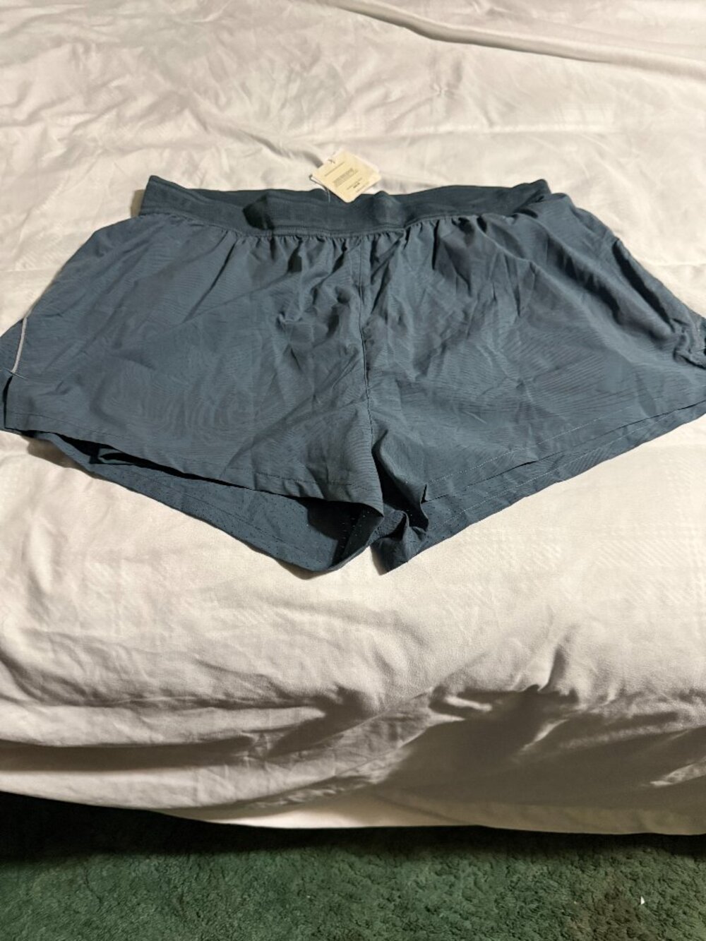 Fabletics Polyester Athletic Green Training Shorts –NWT- Size XXL  (0024)